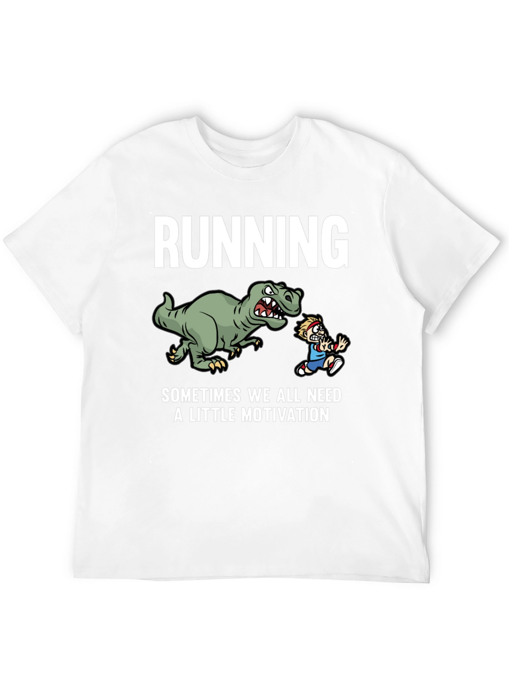 Running Dinosaur Motivation T-Shirt