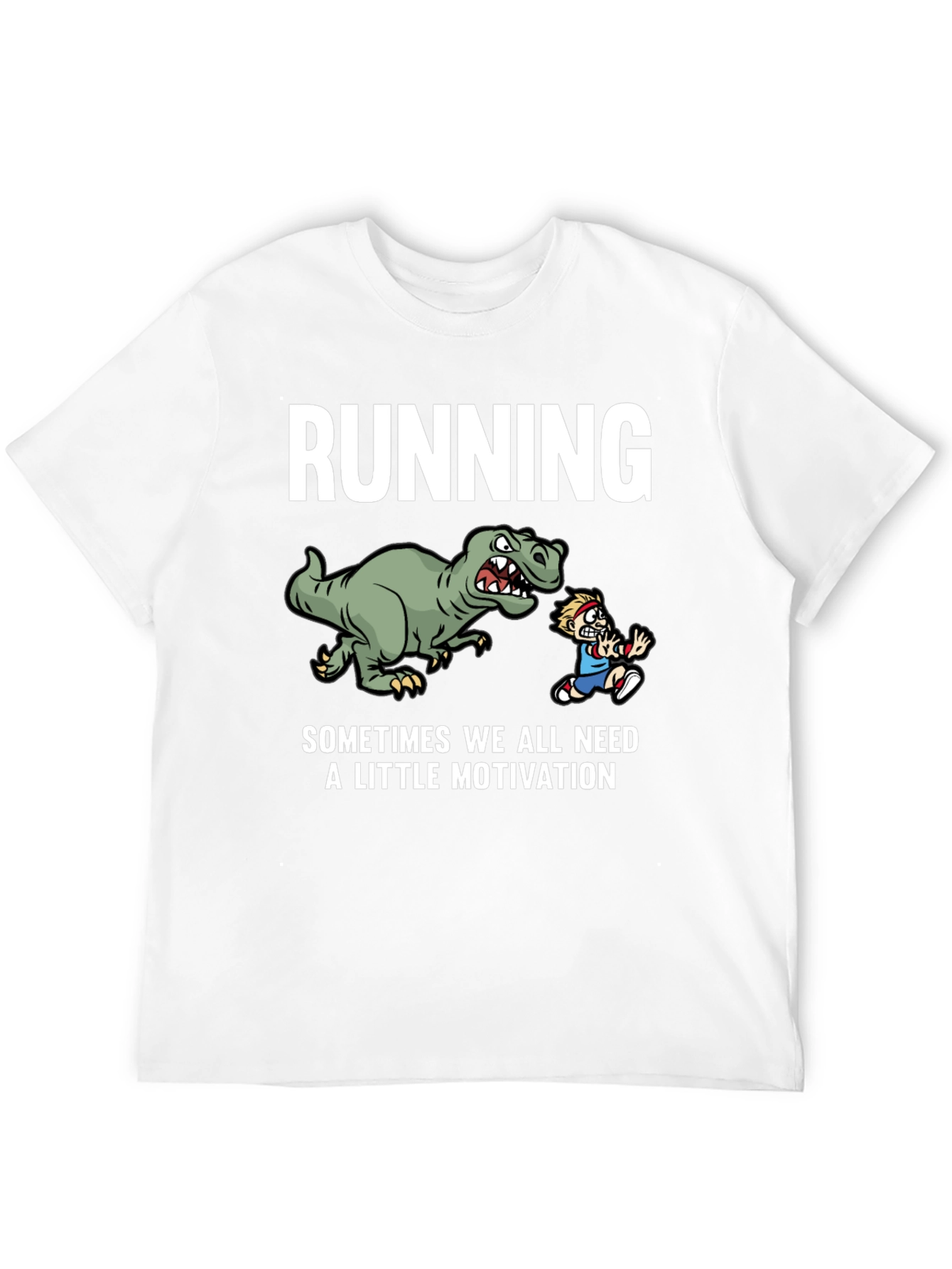 Running Dinosaur Motivation T-Shirt