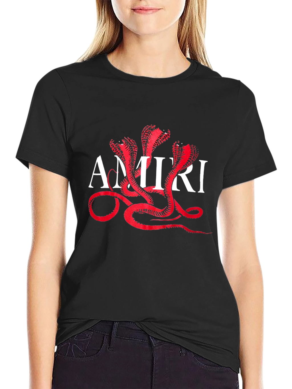 Cobra Graphic T-Shirt - Stylish Black Tee