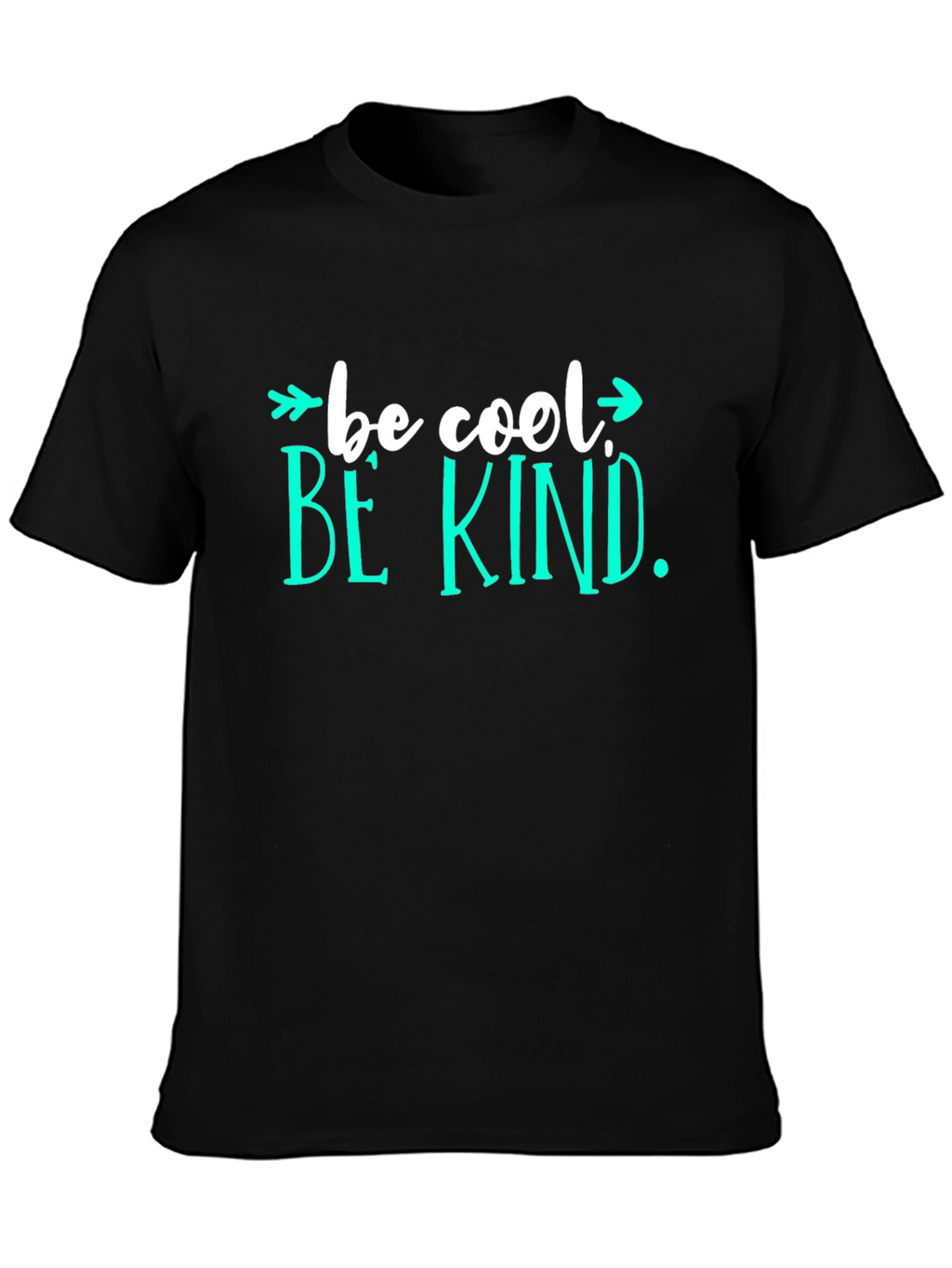 Be Cool Be Kind Graphic Tee - Black