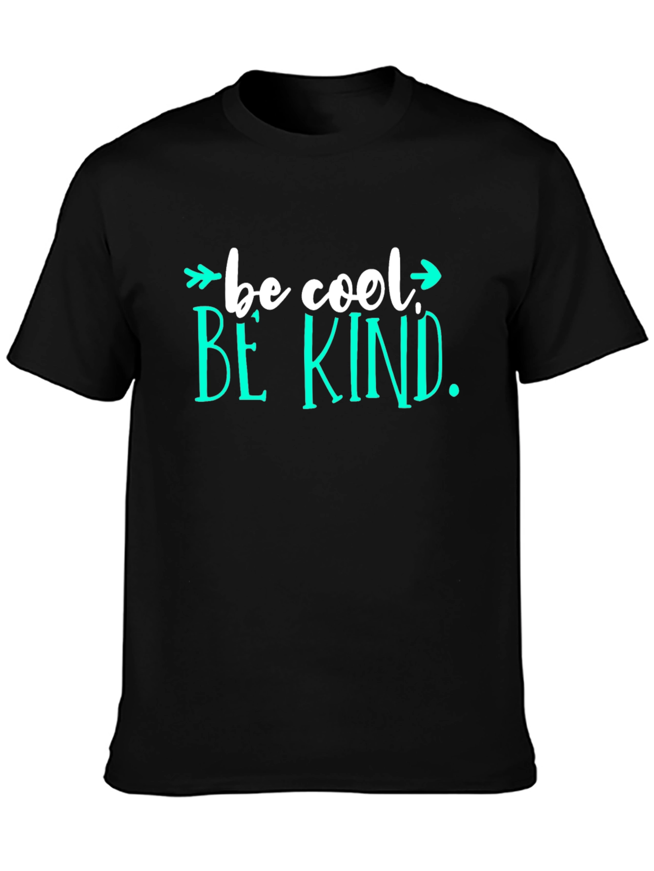 Be Cool Be Kind Graphic Tee - Black