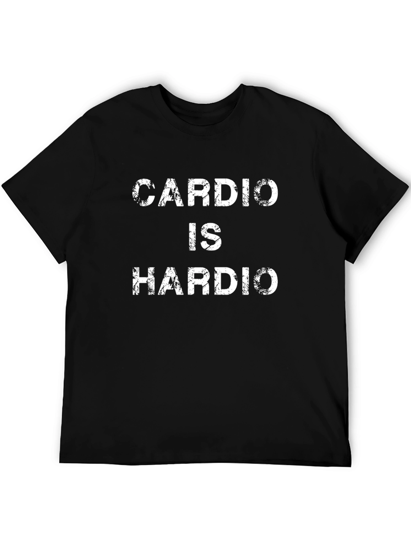 Cardio is Hardio Funny Workout T-Shirt
