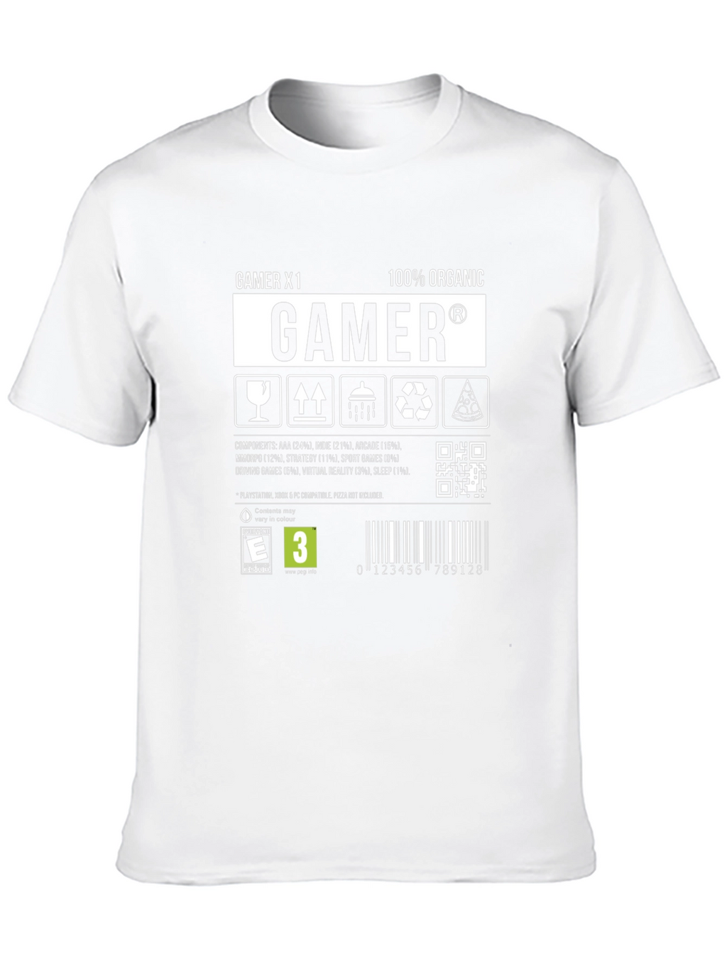 Gamer X1 Organic Gaming T-Shirt