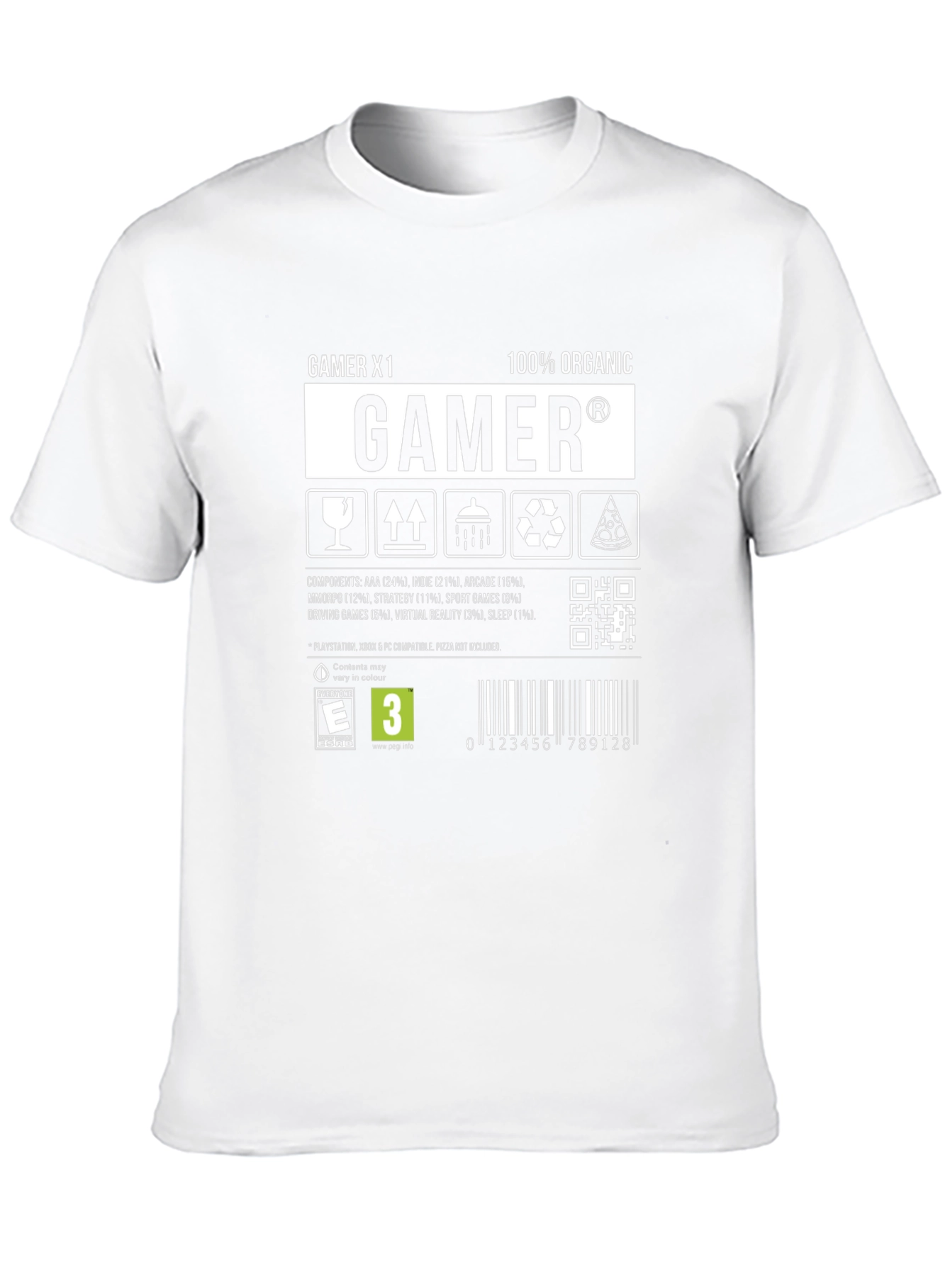 Gamer X1 Organic Gaming T-Shirt