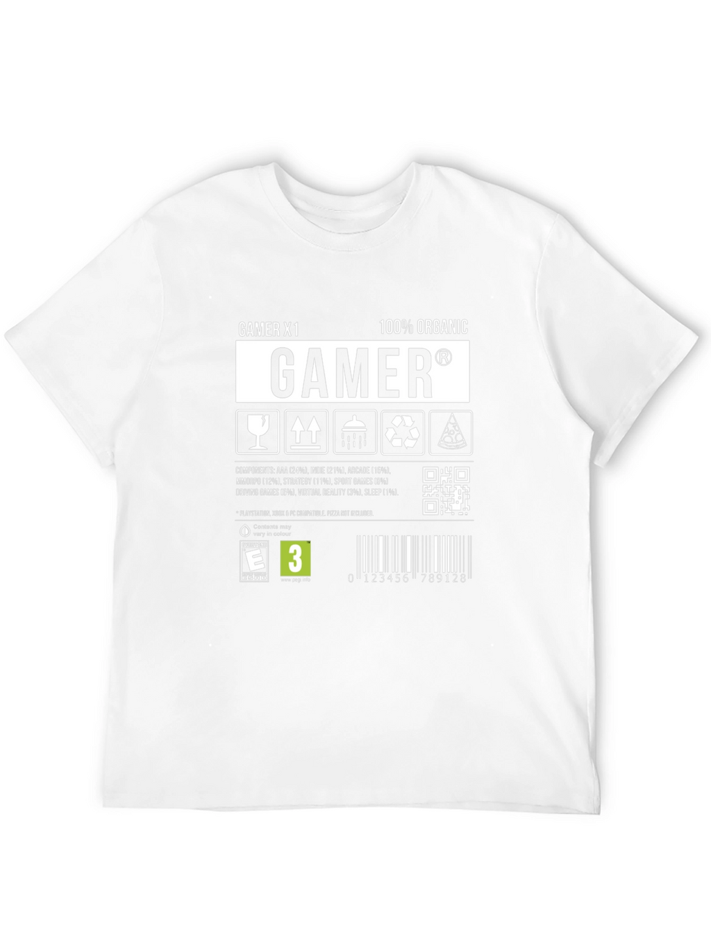 Gamer X1 Organic Gaming T-Shirt