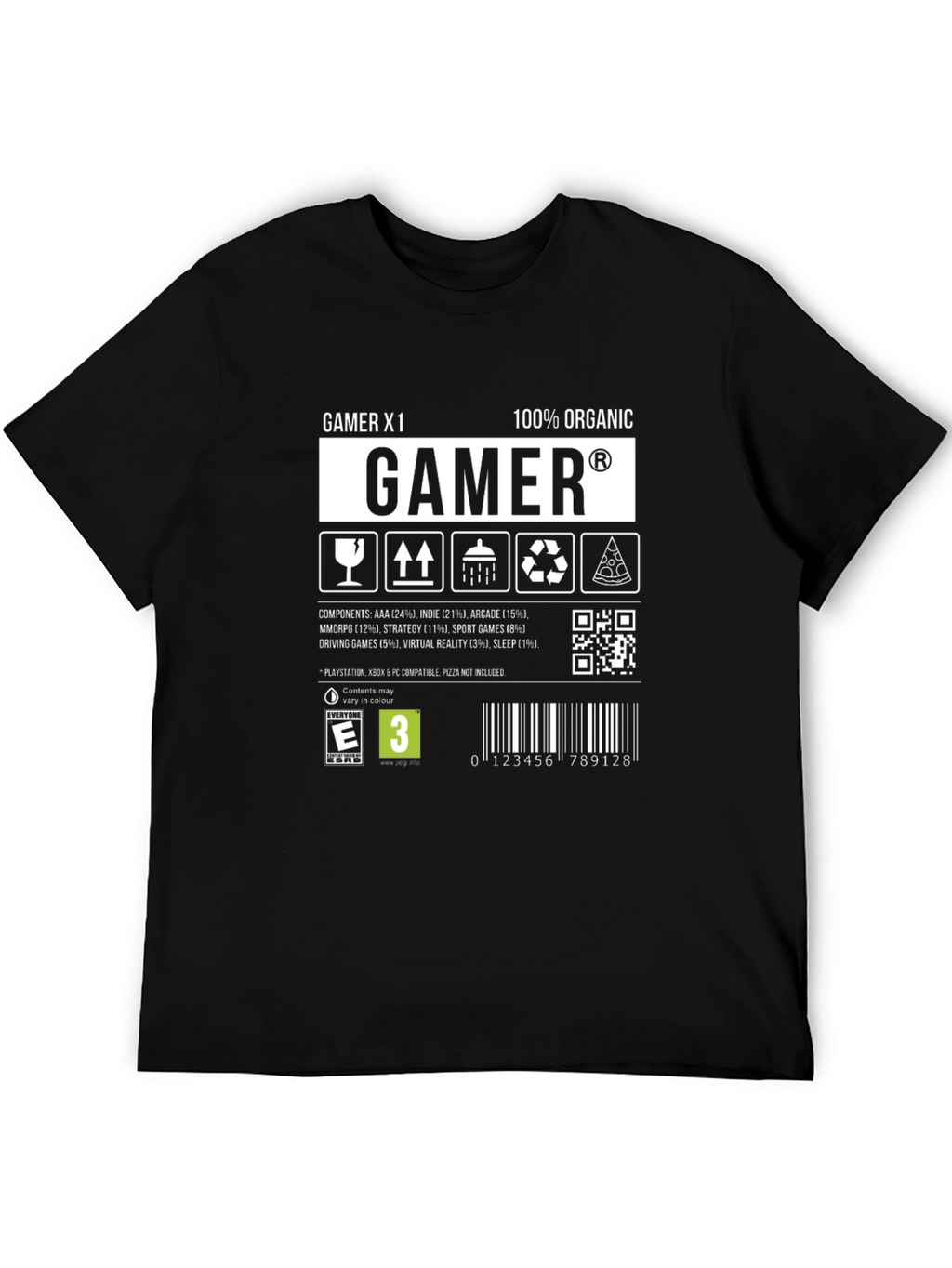 Gamer X1 Organic Gaming T-Shirt