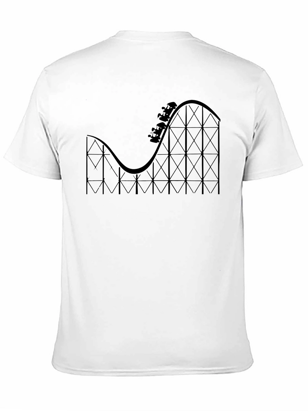 Roller Coaster Graphic Tee - Thrill Ride Shirt