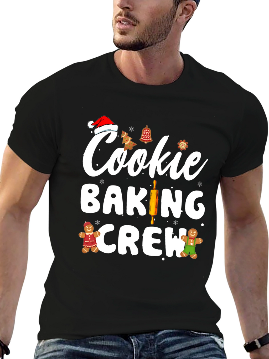Cookie Baking Crew Christmas T-Shirt