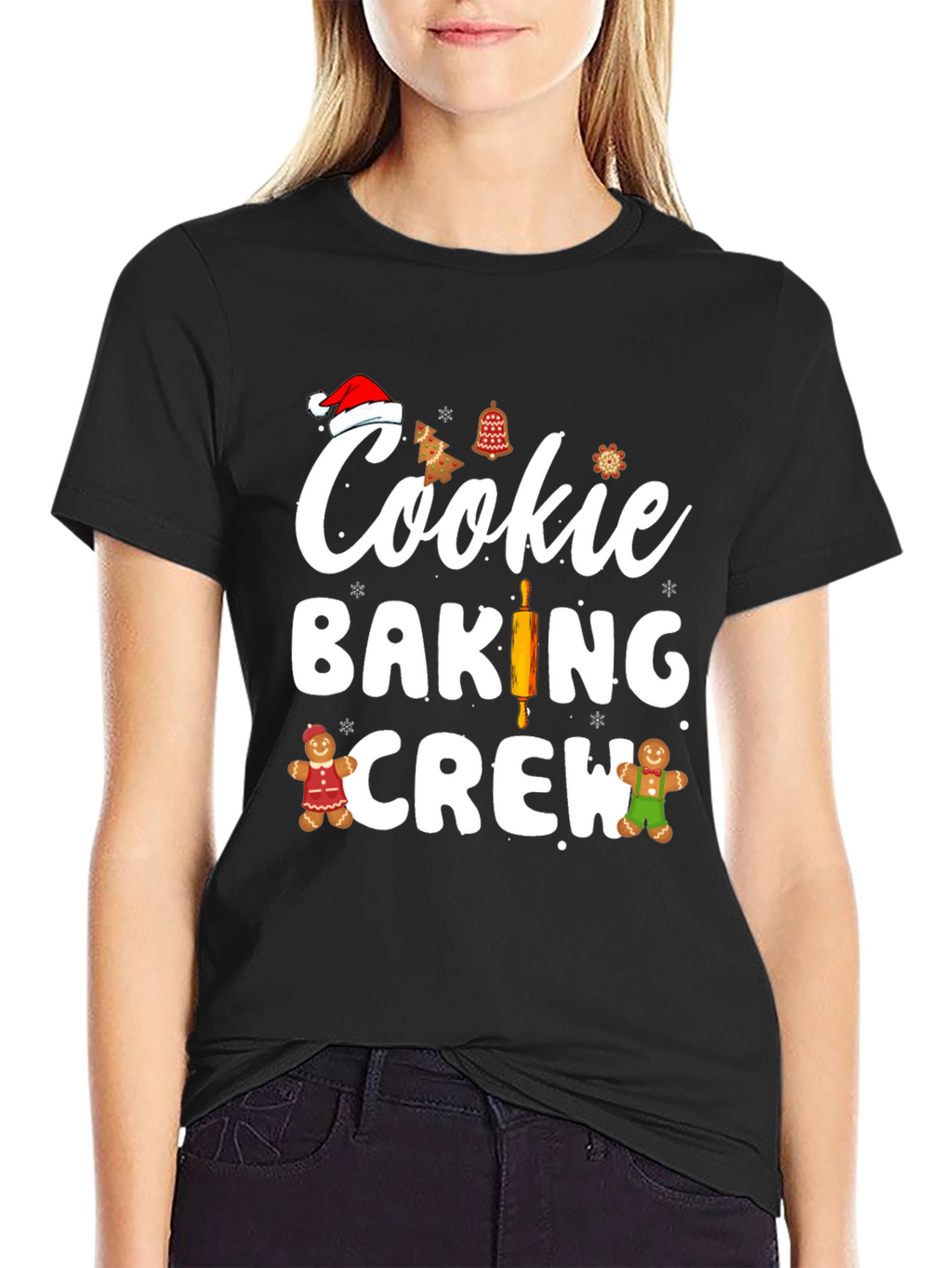 Cookie Baking Crew Christmas T-Shirt