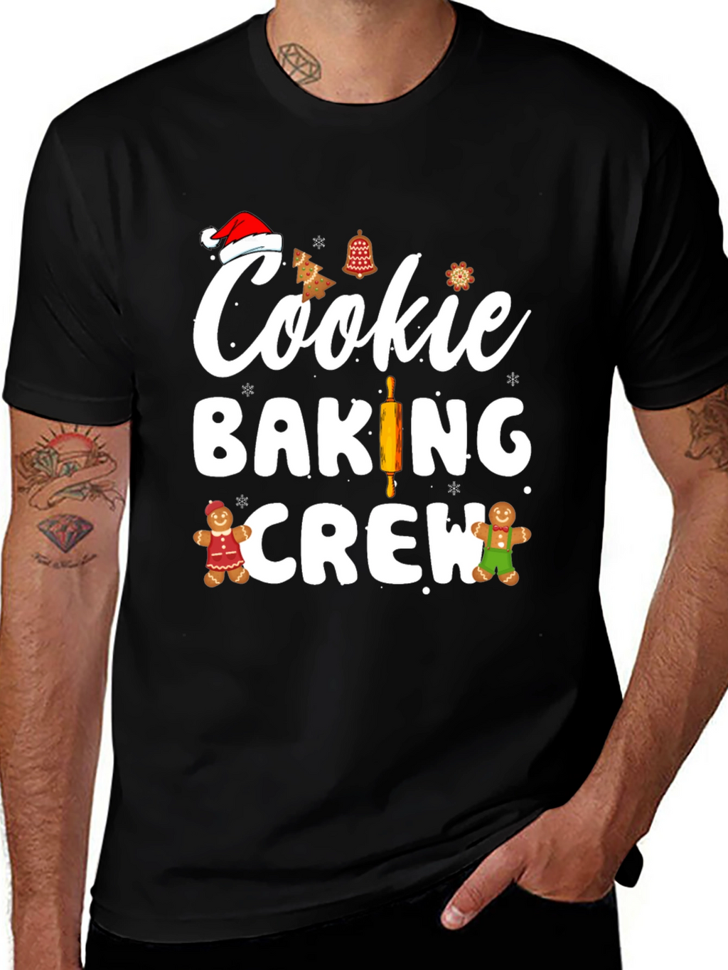 Cookie Baking Crew Christmas T-Shirt
