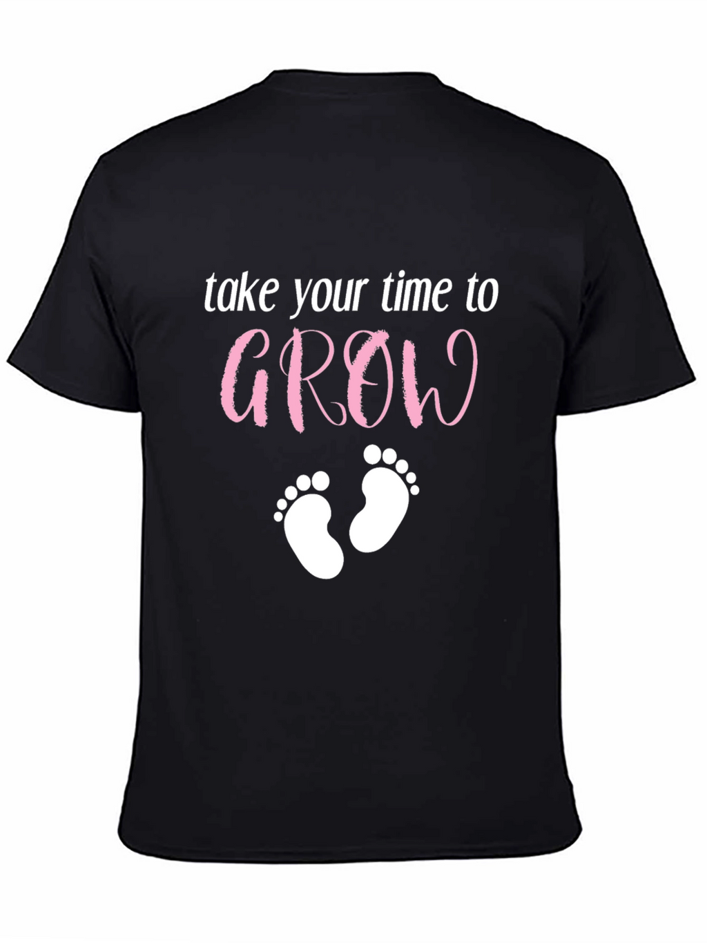 Take Your Time to Grow Baby Feet Graphic Tee