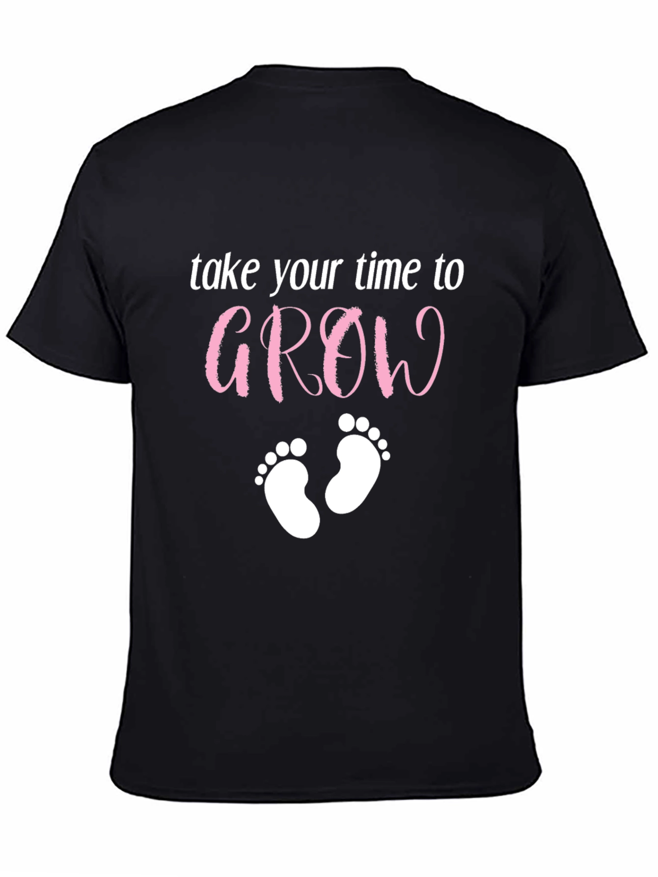 Take Your Time to Grow Baby Feet Graphic Tee