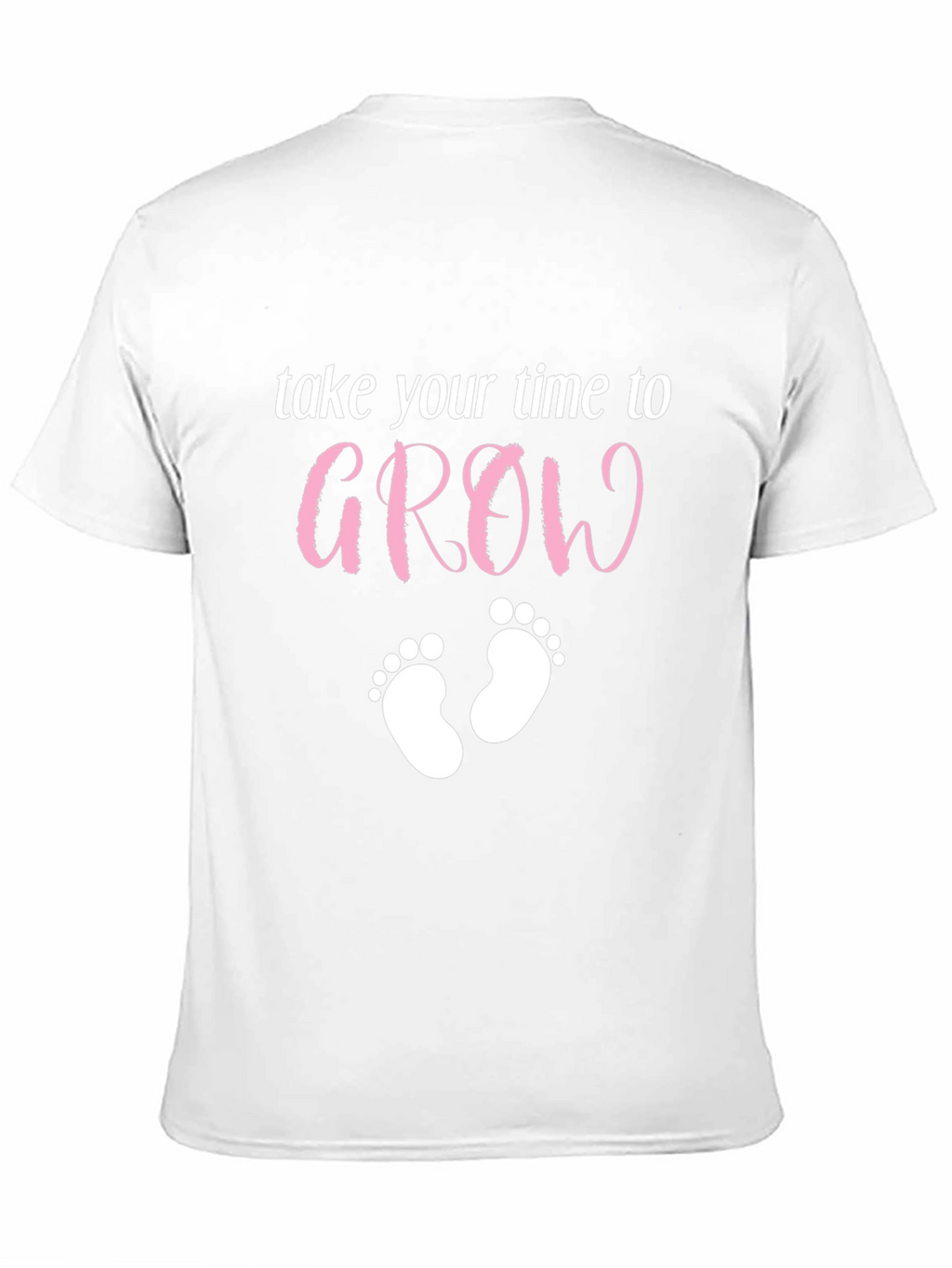 Take Your Time to Grow Baby Feet Graphic Tee