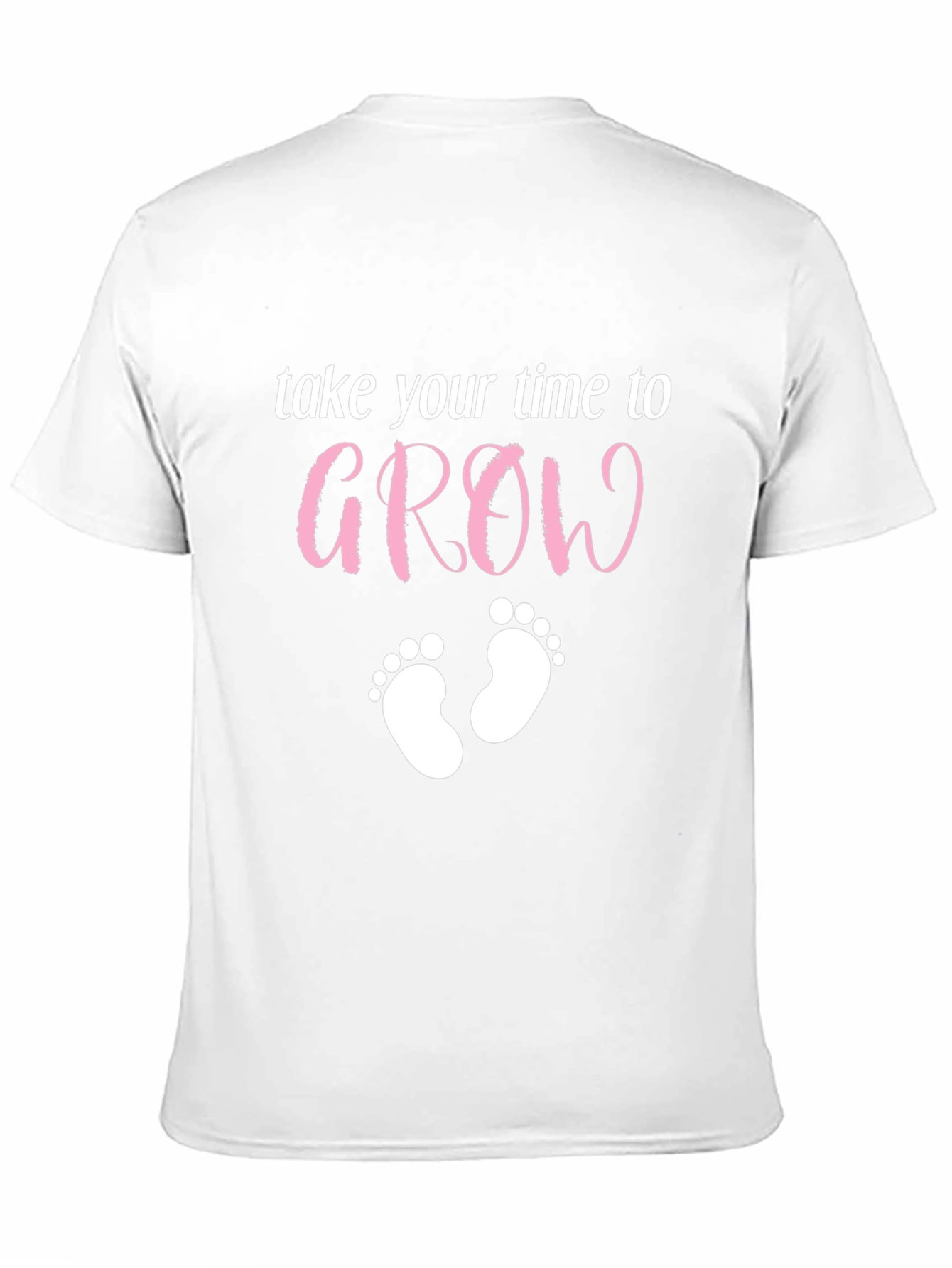 Take Your Time to Grow Baby Feet Graphic Tee