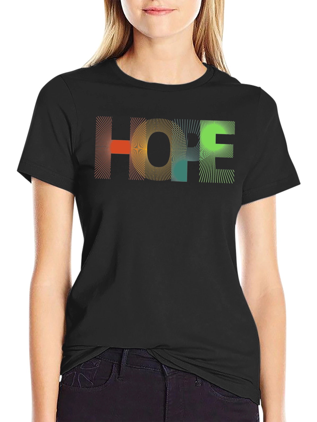 HOPE Graphic Tee - Unique Artistic Design