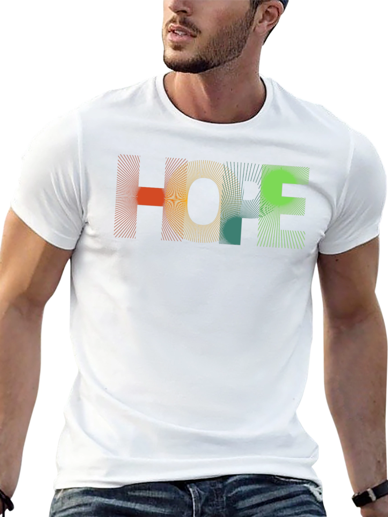 HOPE Graphic Tee - Unique Artistic Design