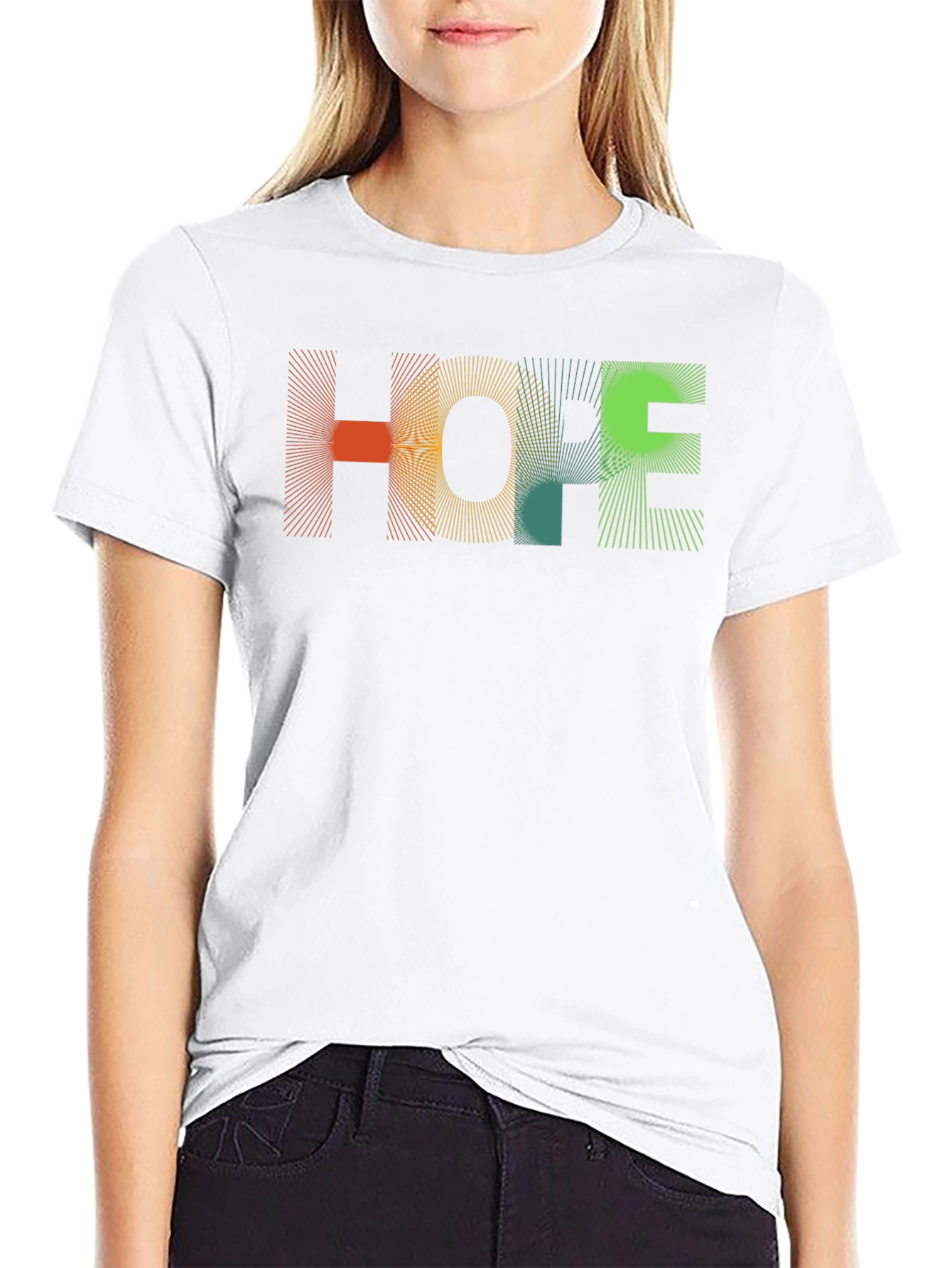 HOPE Graphic Tee - Unique Artistic Design
