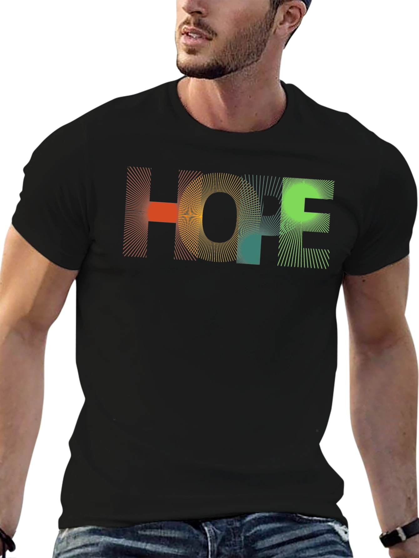 HOPE Graphic Tee - Unique Artistic Design