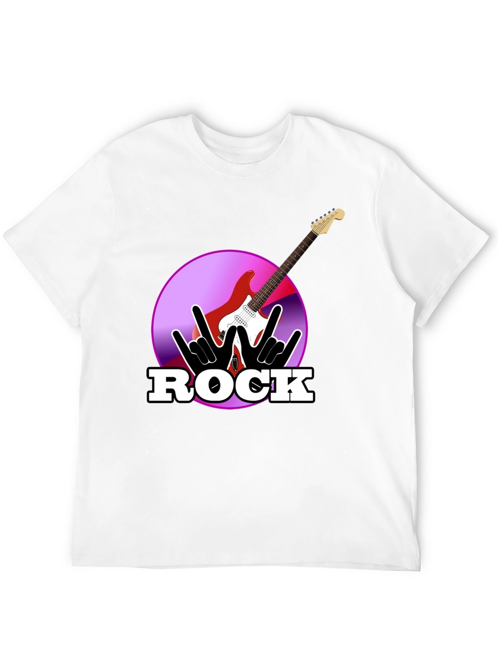 Rock Guitar Graphic T-Shirt - Music Lover Tee