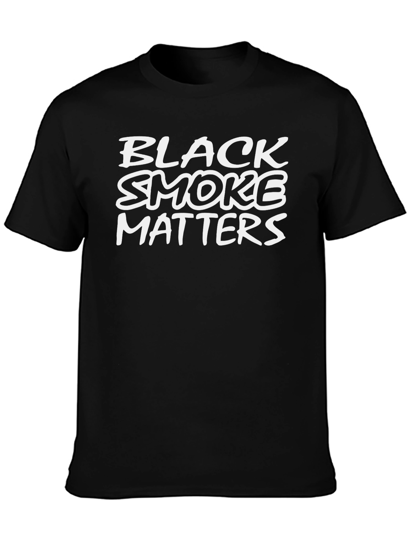 Black Smoke Matters Graphic Tee - Mens Black T-Shirt