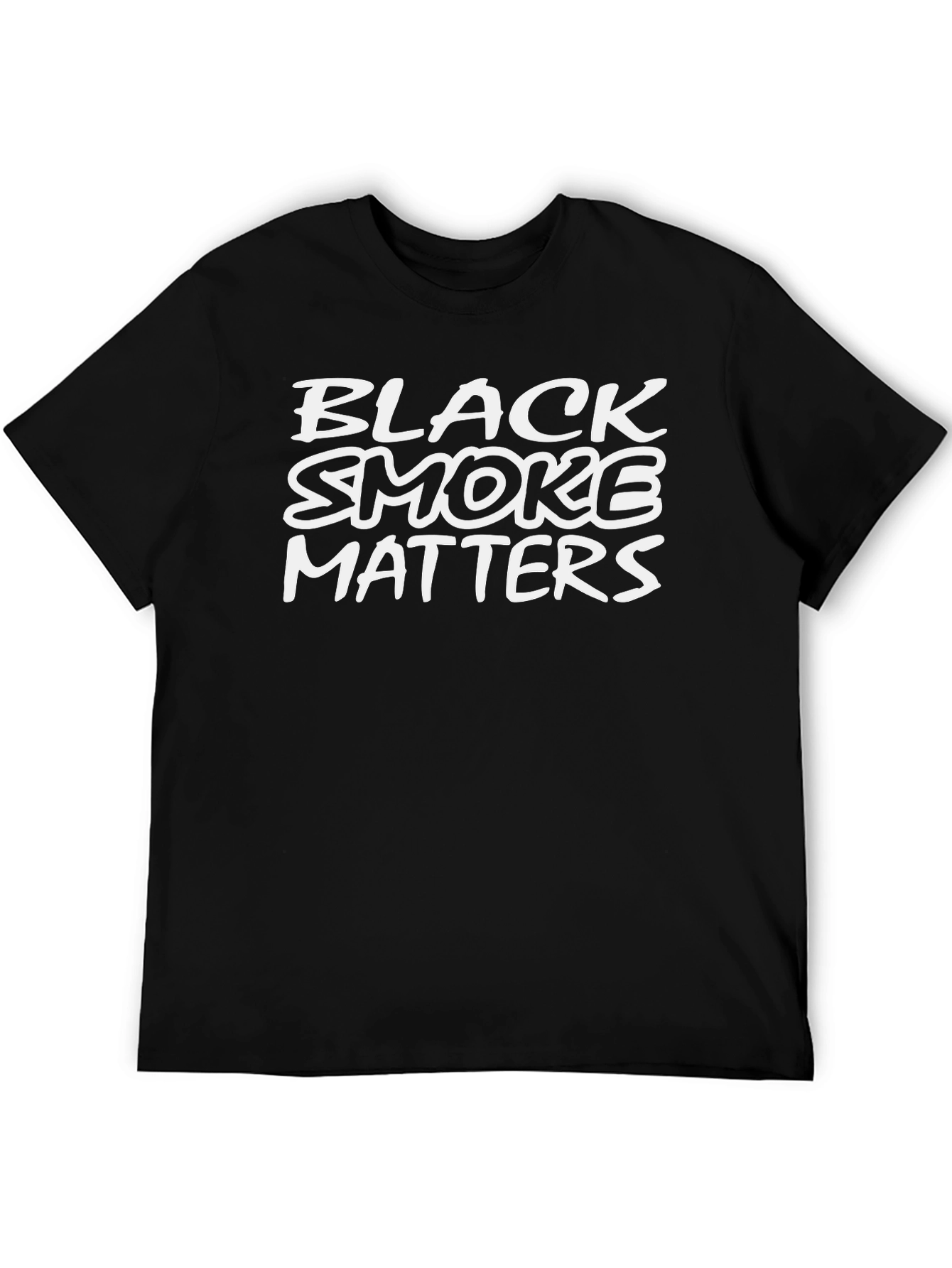 Black Smoke Matters Graphic Tee - Mens Black T-Shirt