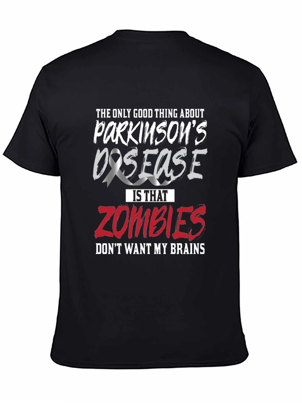 Parkinsons Disease Awareness Zombie Brains T-Shirt