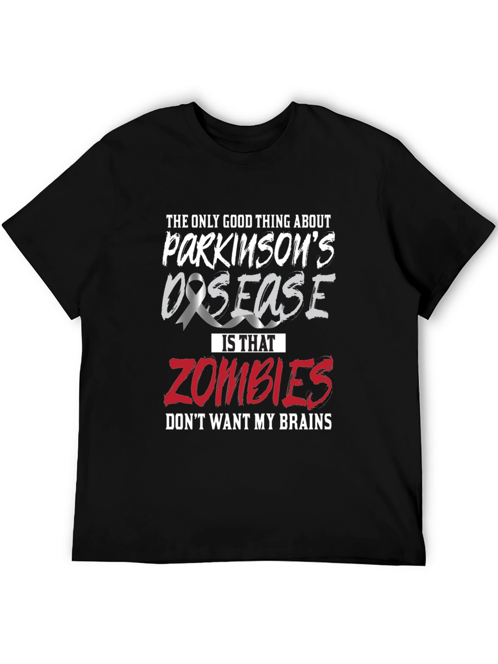 Parkinsons Disease Awareness Zombie Brains T-Shirt