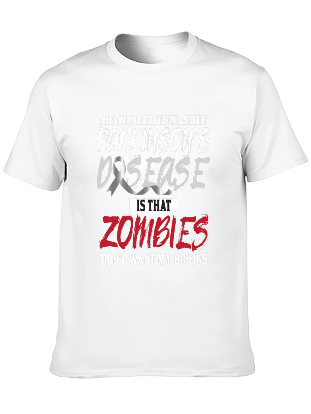 Parkinsons Disease Awareness Zombie Brains T-Shirt