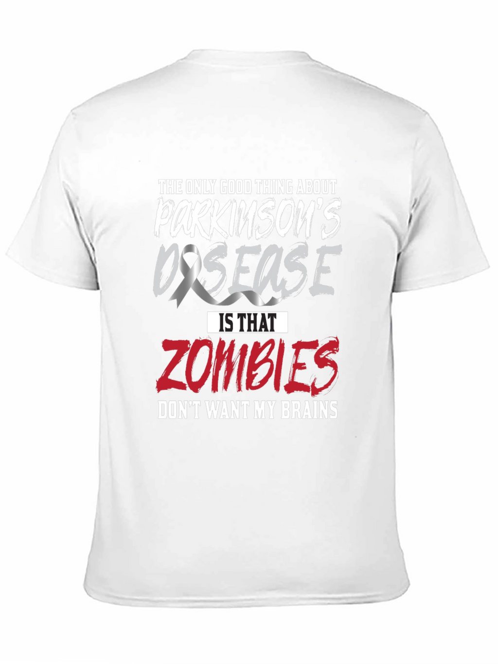 Parkinsons Disease Awareness Zombie Brains T-Shirt