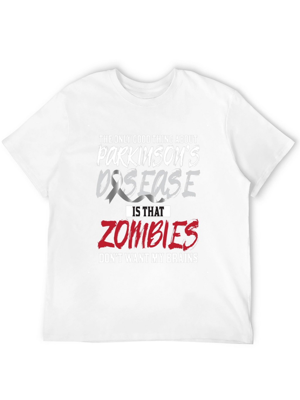 Parkinsons Disease Awareness Zombie Brains T-Shirt