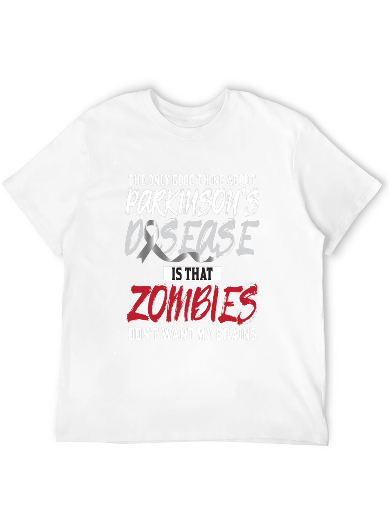 Parkinsons Disease Awareness Zombie Brains T-Shirt