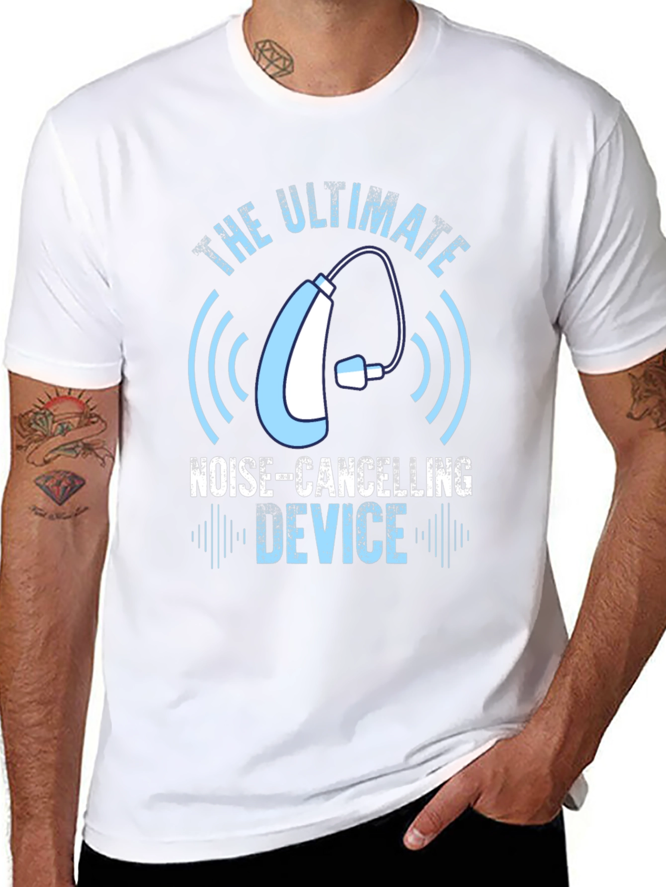 The Ultimate Noise-Cancelling Device T-Shirt