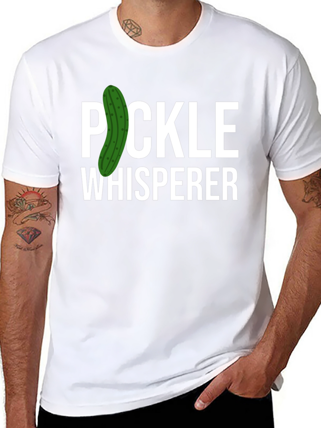 Pickle Whisperer Graphic Tee - Unisex Novelty T-Shirt