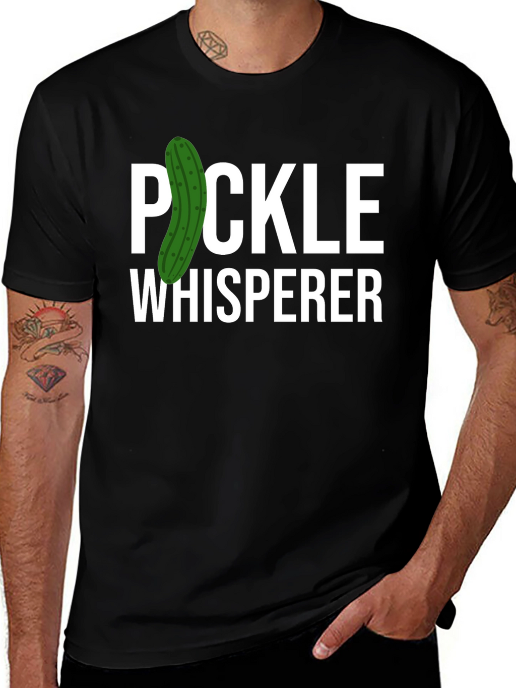 Pickle Whisperer Graphic Tee - Unisex Novelty T-Shirt