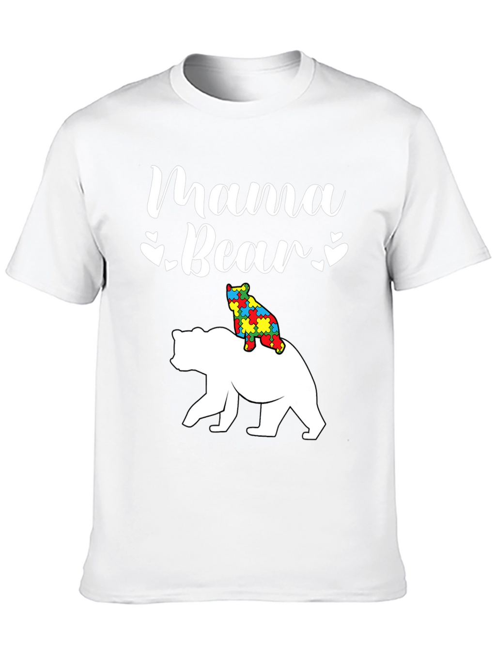 Mama Bear Autism Awareness T-Shirt
