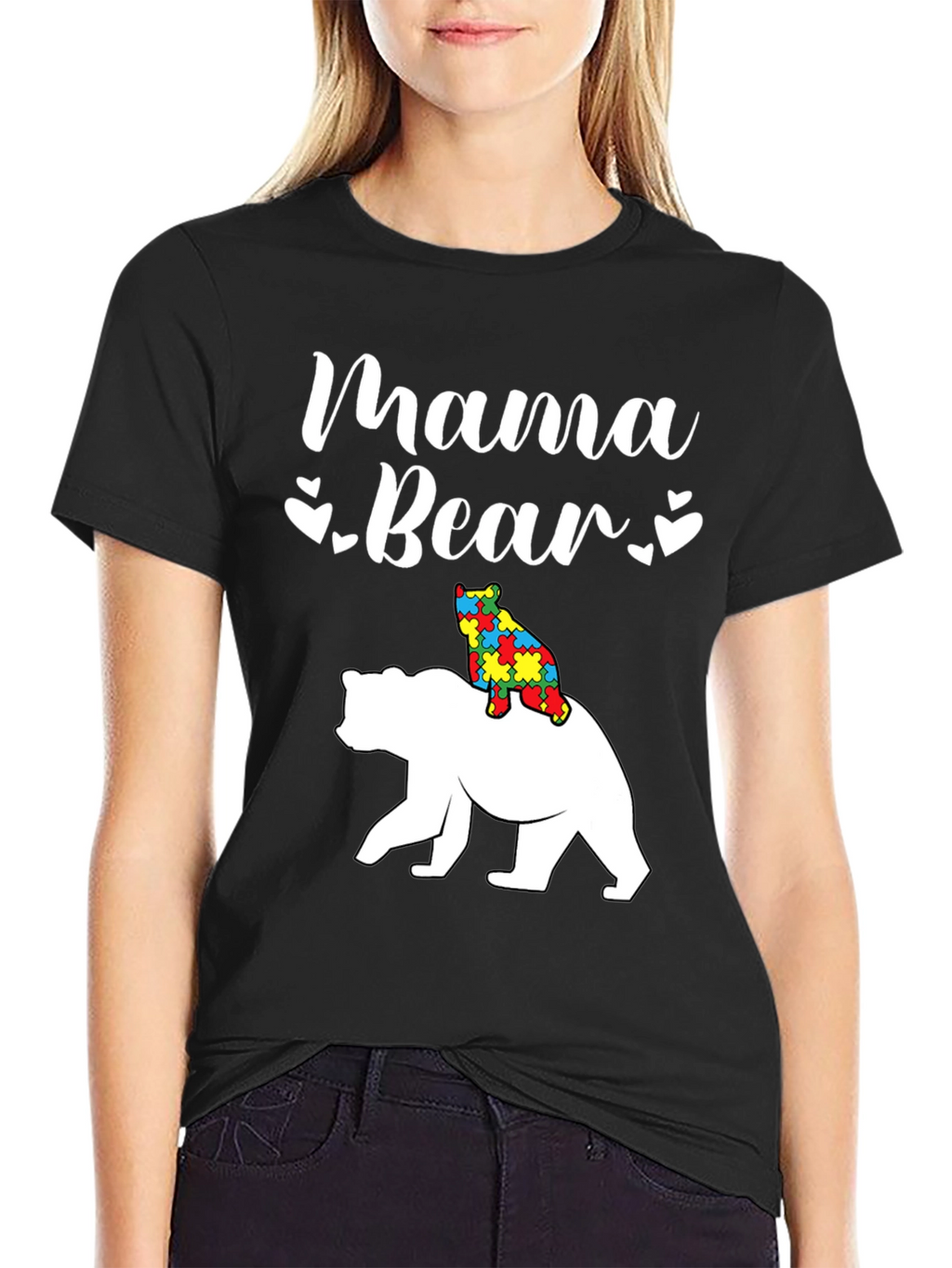 Mama Bear Autism Awareness T-Shirt