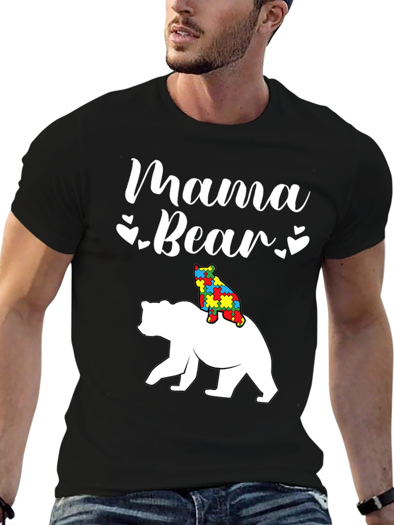 Mama Bear Autism Awareness T-Shirt