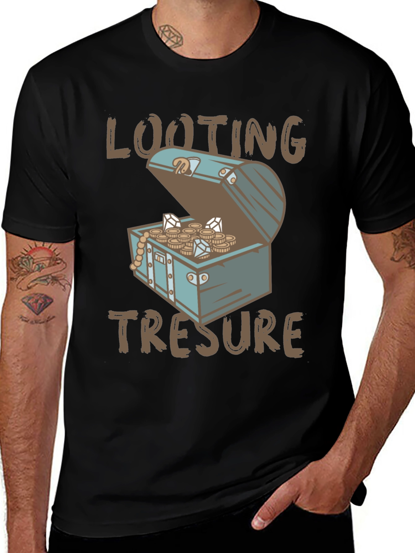 Looting Treasure Graphic T-Shirt