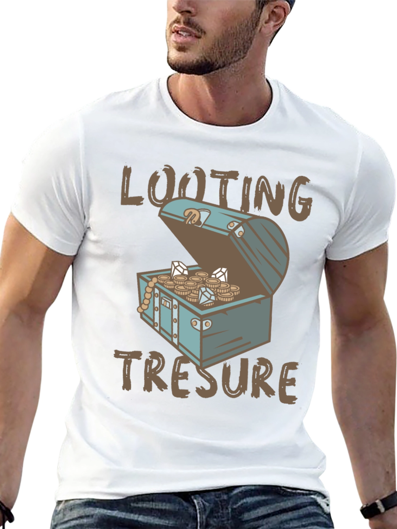 Looting Treasure Graphic T-Shirt