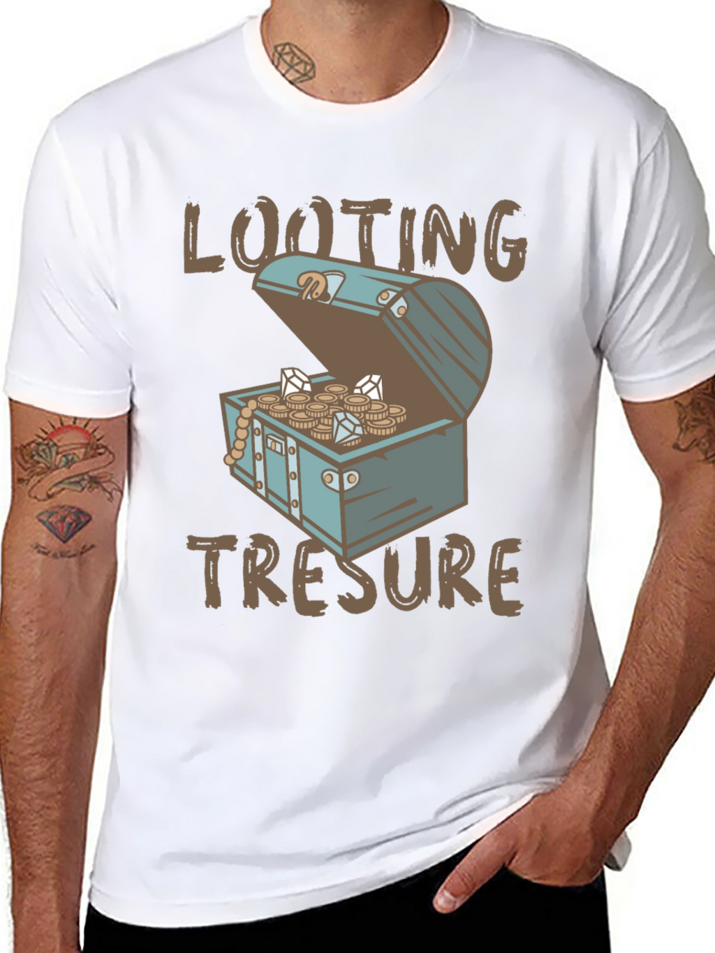 Looting Treasure Graphic T-Shirt