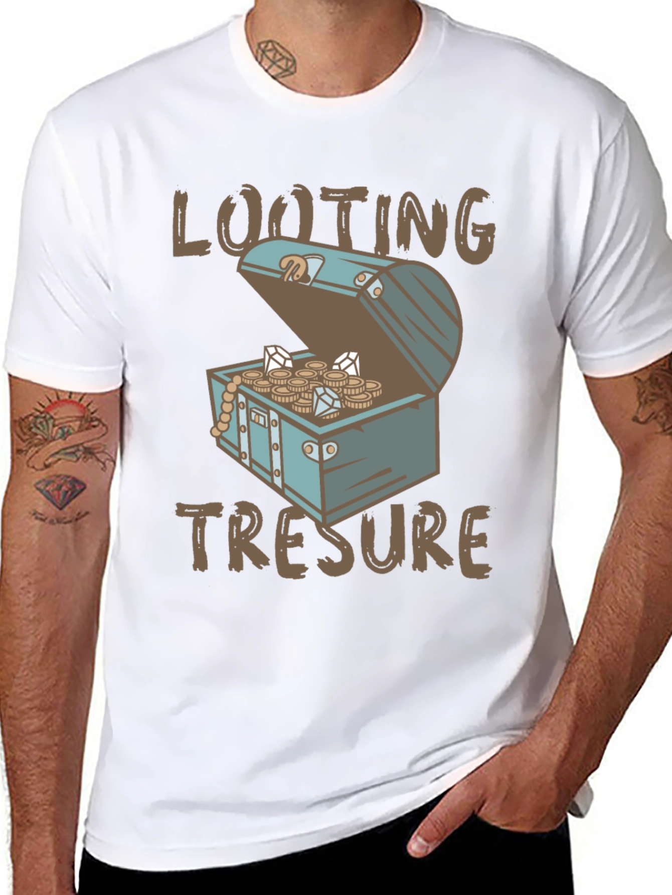 Looting Treasure Graphic T-Shirt