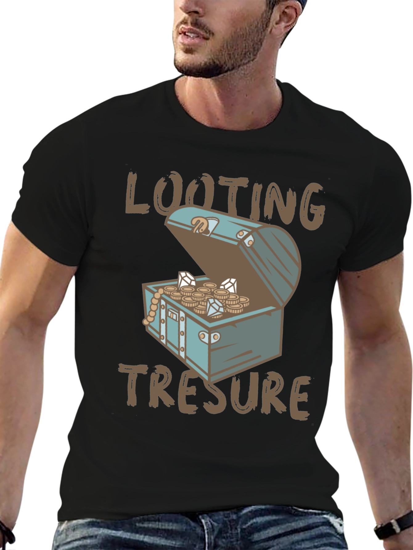 Looting Treasure Graphic T-Shirt