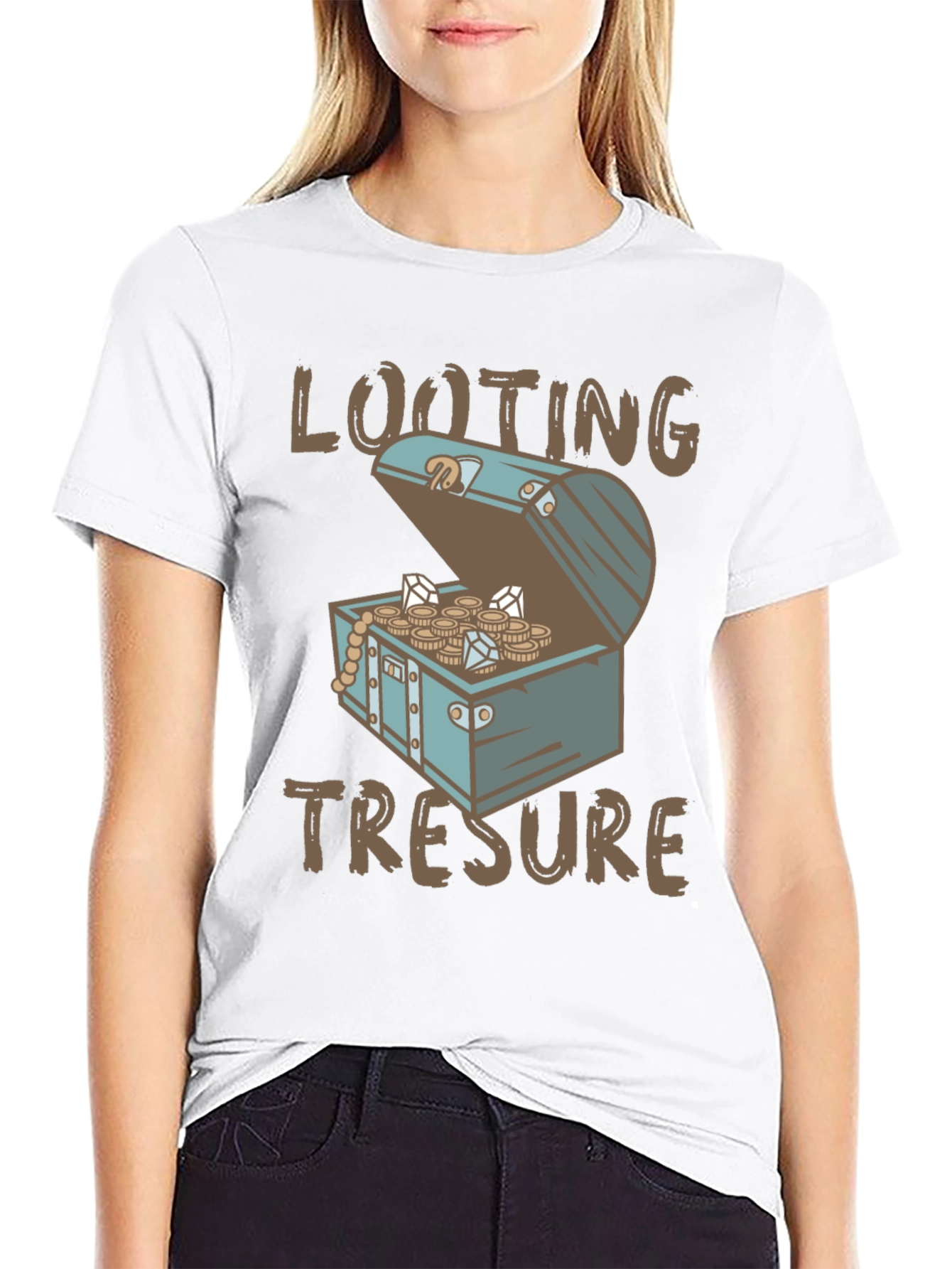 Looting Treasure Graphic T-Shirt