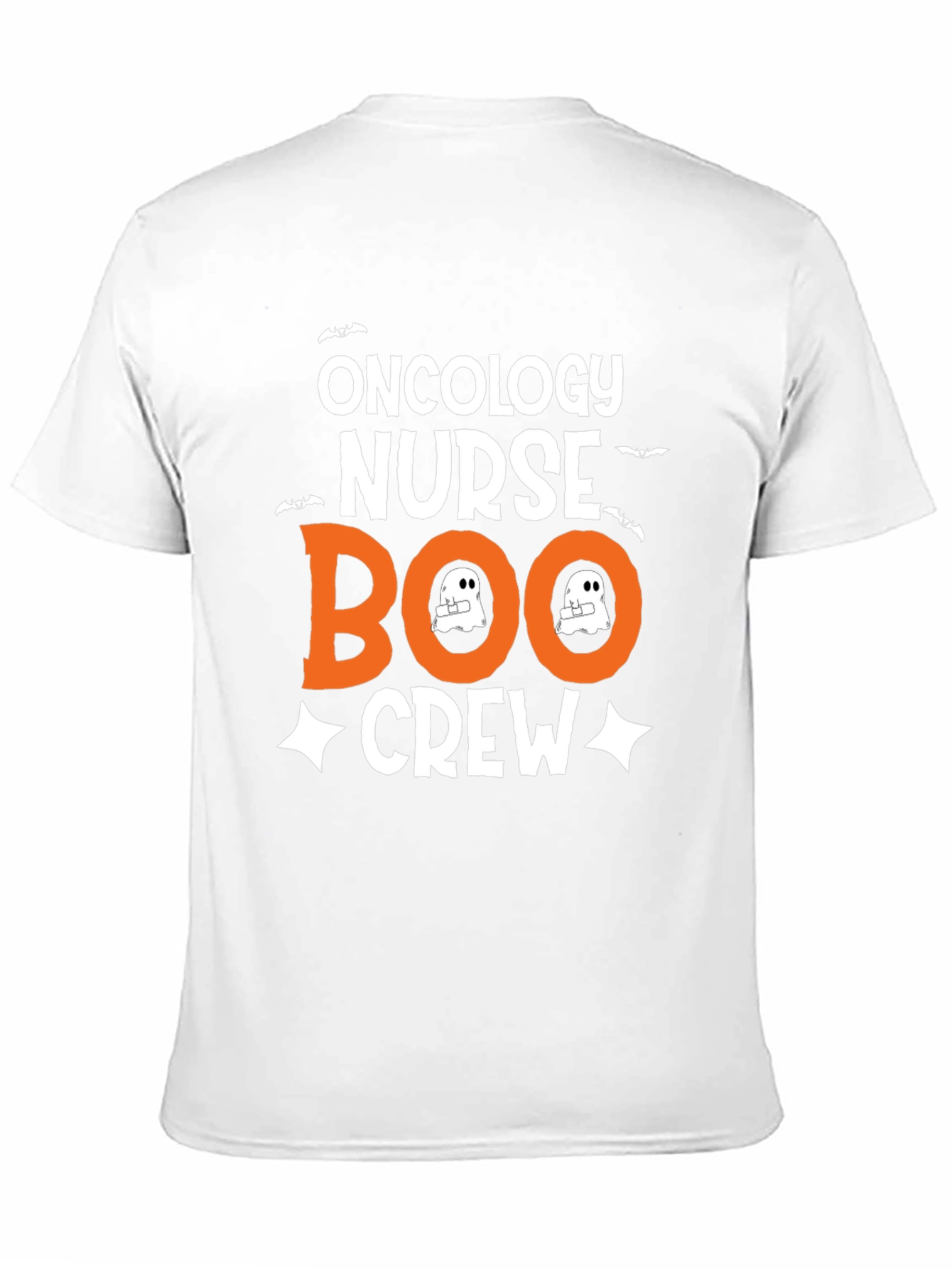 Oncology Nurse Boo Crew T-Shirt - Halloween Tee