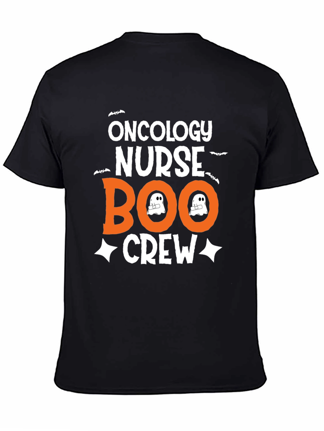 Oncology Nurse Boo Crew T-Shirt - Halloween Tee