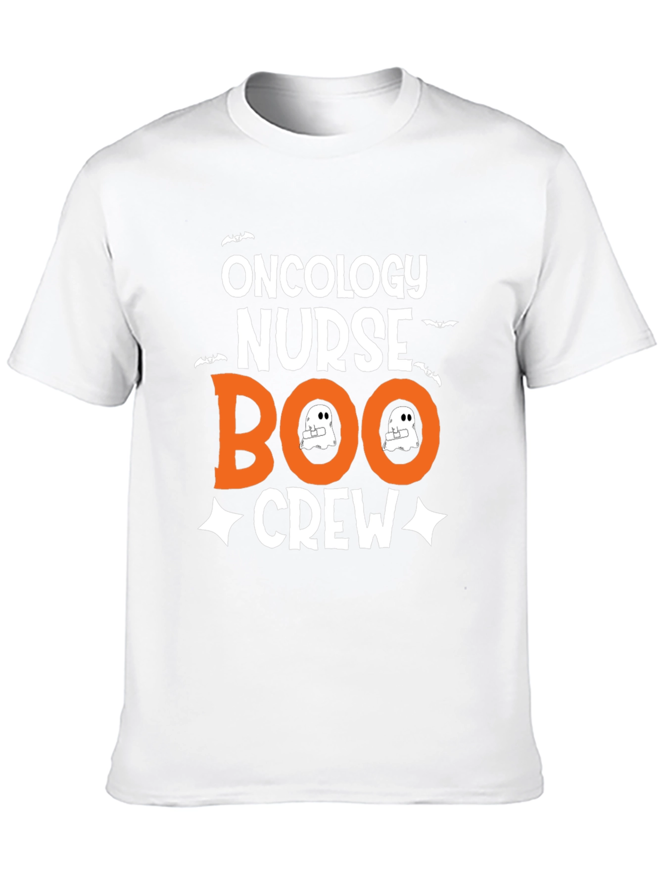 Oncology Nurse Boo Crew T-Shirt - Halloween Tee