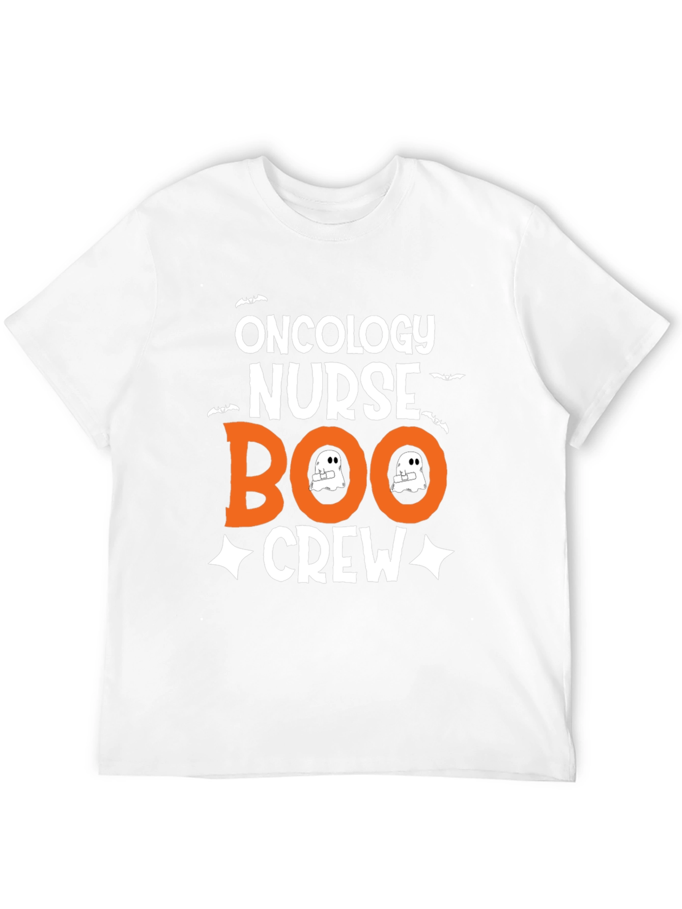 Oncology Nurse Boo Crew T-Shirt - Halloween Tee