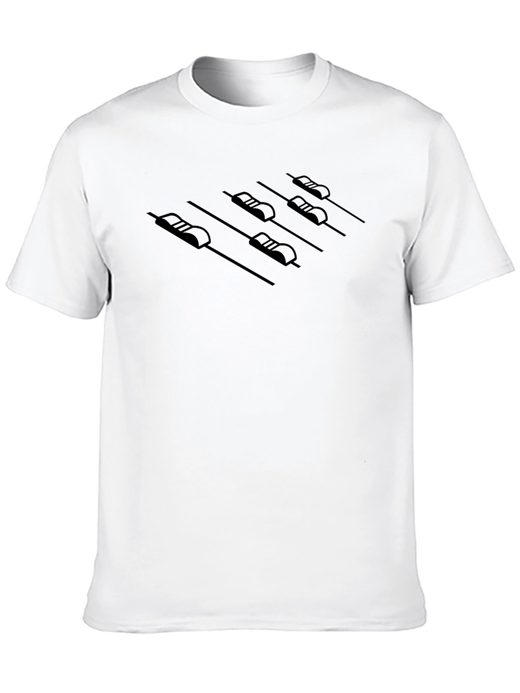 Mixer Faders Graphic Tee - Modern DJ Style