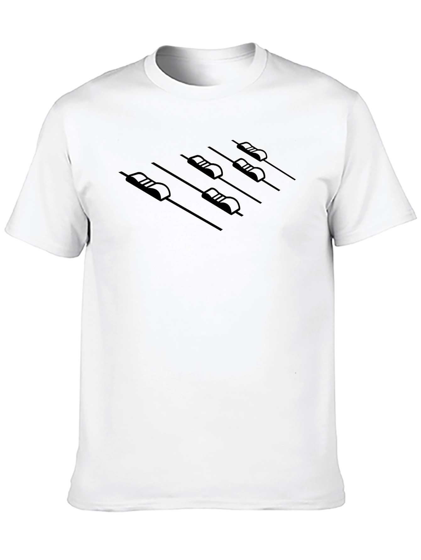 Mixer Faders Graphic Tee - Modern DJ Style