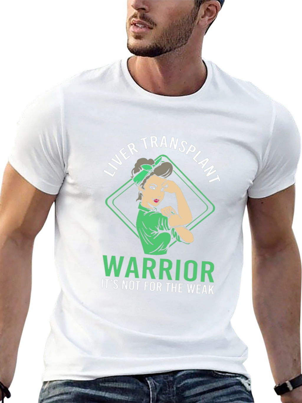 Liver Transplant Warrior Graphic T-Shirt